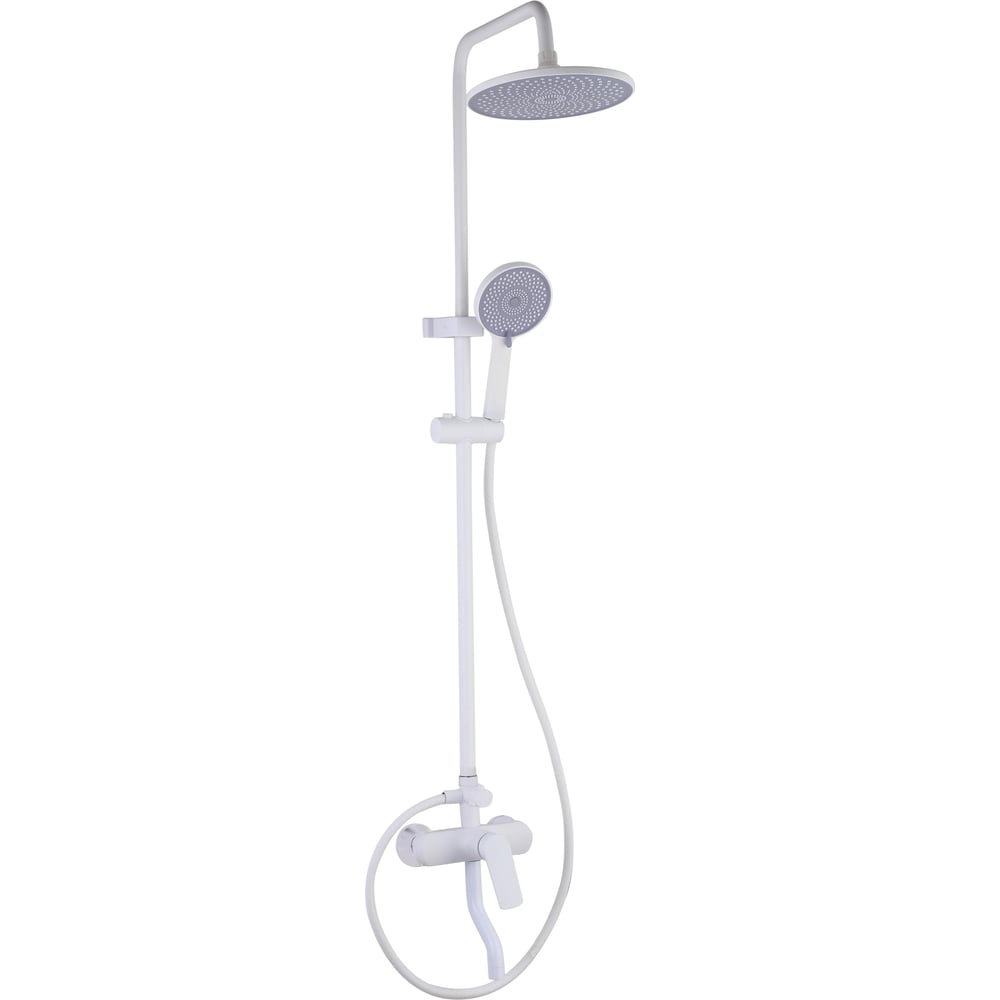 Изображение товара Душевая система из высокопрочного пластика РМС Белый PL7-009DK