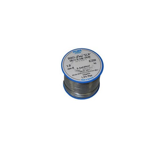 Изображение товара Припой Fibox Sn63Pb37 ELR:1 проц. 1мм 250г Felder 00230200