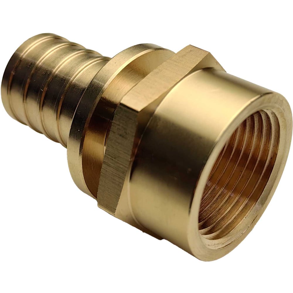 Изображение товара Муфта для PE-X/PE-RT труб РОС аксиальная латунь Дн 32х1 ВР  (130-1612) R0345086