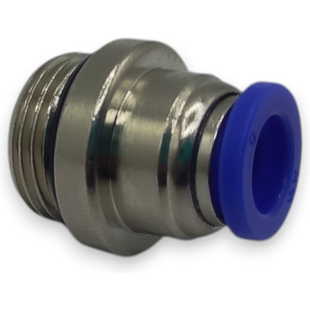 Изображение товара Фитинг цанговый прямой Контактная Механика G3/8, трубка 8мм KZPOC08-03G