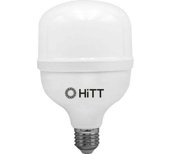 Изображение товара Высокомощная светодиодная лампа HiTT 35Вт, 2950 Лм, 6500К, цоколь Е27, IC драйвер, колба цилиндр, Hi 7010020