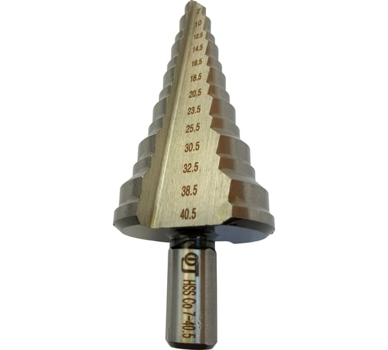 Изображение товара Сверло ступенчатое 7-40.5 мм, HSS Co5 ФТ 111038