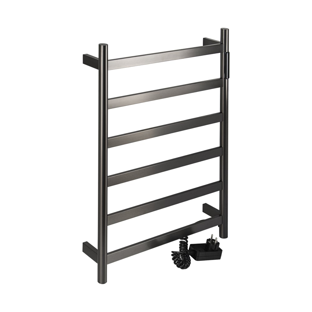 Изображение товара Полотенцесушитель KRAFTTE ЛЕСЕНКА 75 Вт графит Изображение товара Полотенцесушитель KRAFTTE ЛЕСЕНКА 75 Вт графит