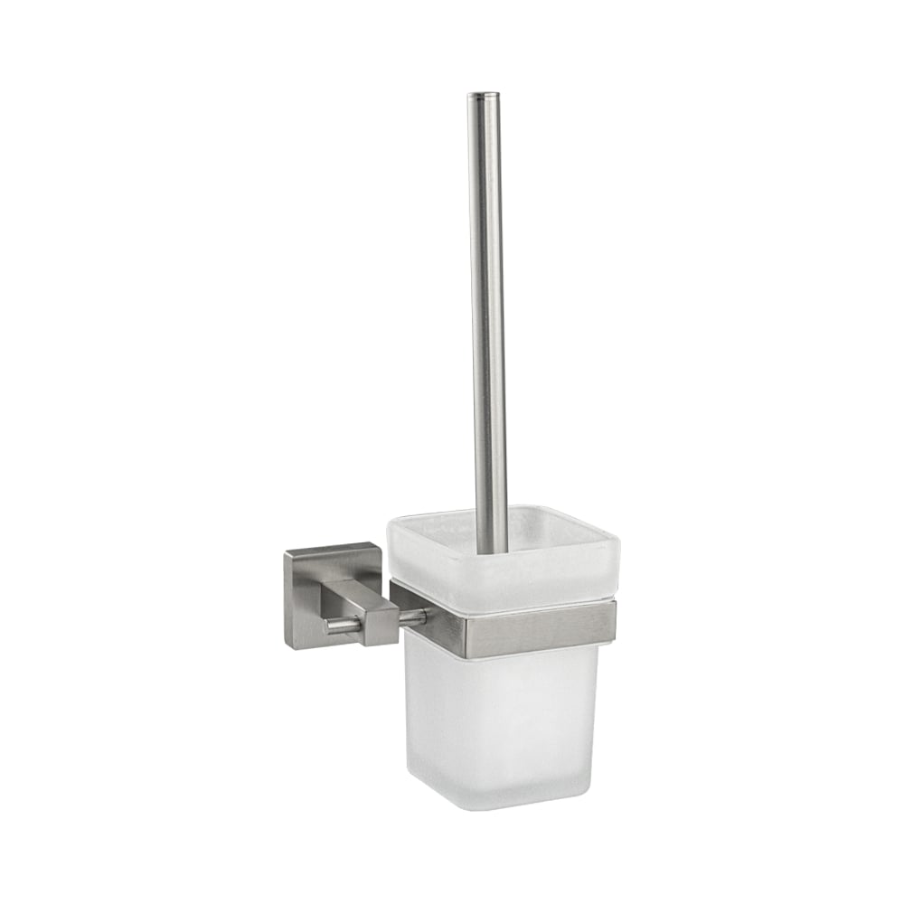 Изображение товара Ёрш для унитаза Gfmark со стеклянной колбой квадратное основание сатин 87162