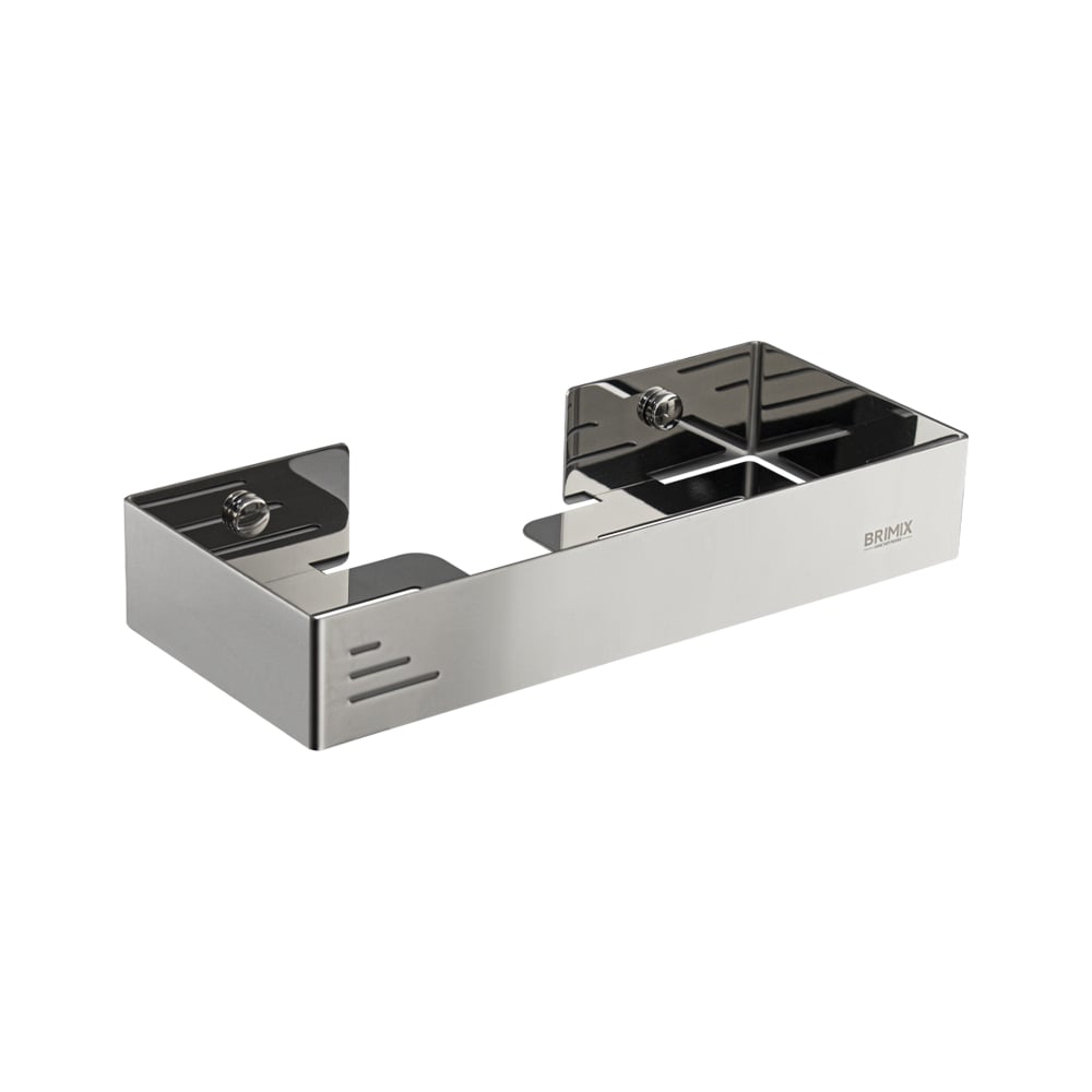 Изображение товара Полочка литая прямоугольная для душевых стоек Brimix швг 24х4х10 см, из нержавеющей стали марки SUS 304, цвет ХРОМ 5690 Изображение товара Полочка литая прямоугольная для душевых стоек Brimix швг 24х4х10 см, из нержавеющей стали марки SUS 304, цвет ХРОМ 5690