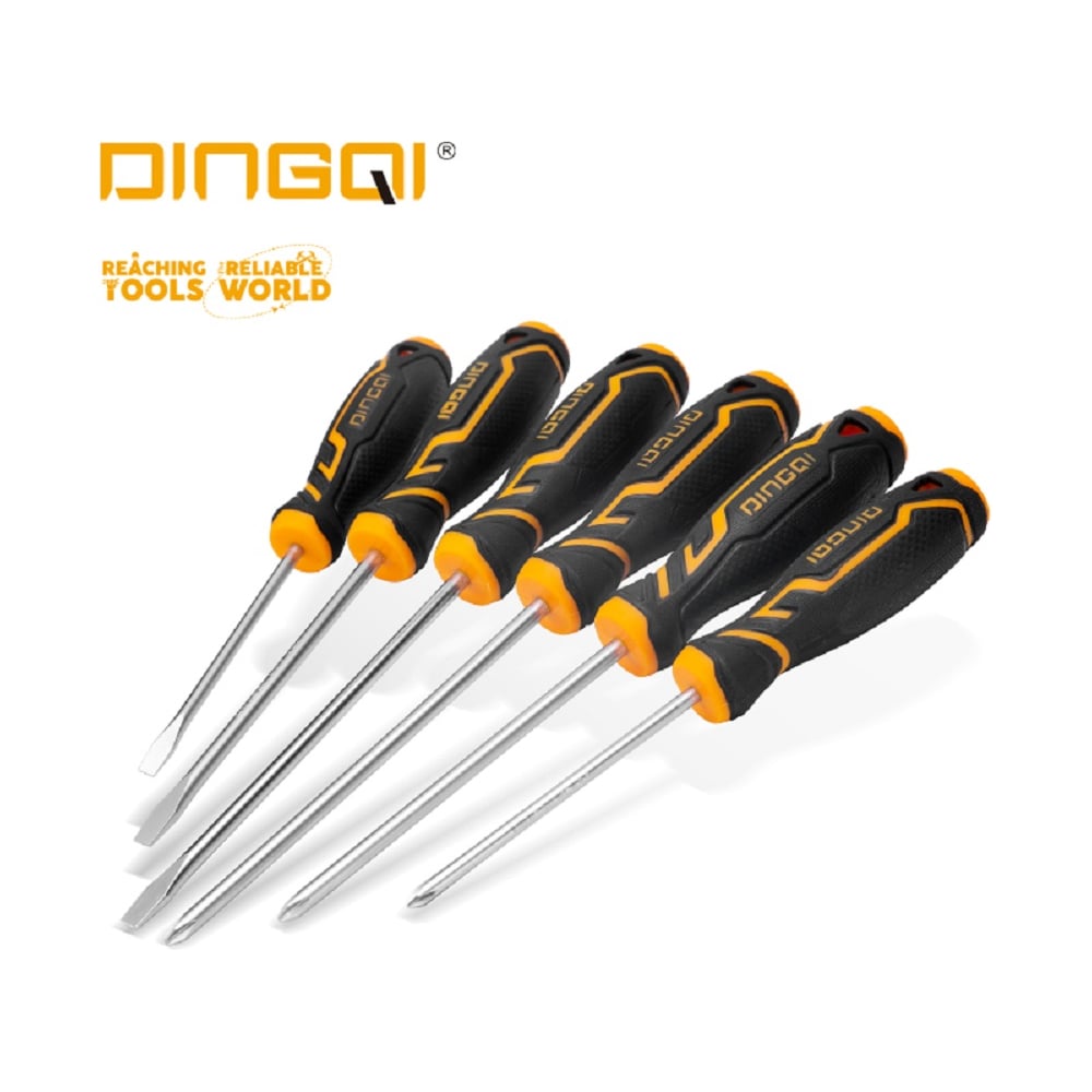 Изображение товара Набор отверток DINGQI 6 штук 68601