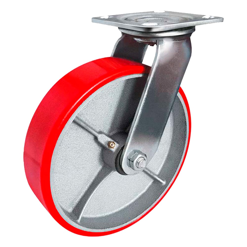 Изображение товара Большегрузная полиуретановая поворотная колесная опора Kolesa-opori SCp 55 125 (VILS) SCp55