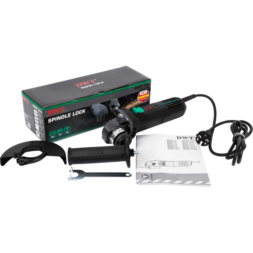 Изображение товара Угловая шлифмашина DWT ABSP-12 DN-2 BMC+WSP07-125 Q SET-1-DWT - дрель-шуруповерт в кейсе Изображение товара Угловая шлифмашина DWT ABSP-12 DN-2 BMC+WSP07-125 Q SET-1-DWT - дрель-шуруповерт в кейсе