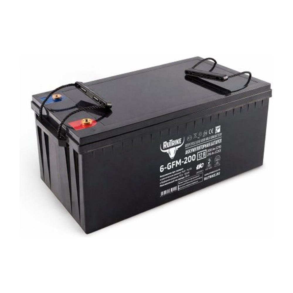 Изображение товара Аккумуляторная батарея 6-GFM-200 (12V216A/H C20) Rutrike 026247