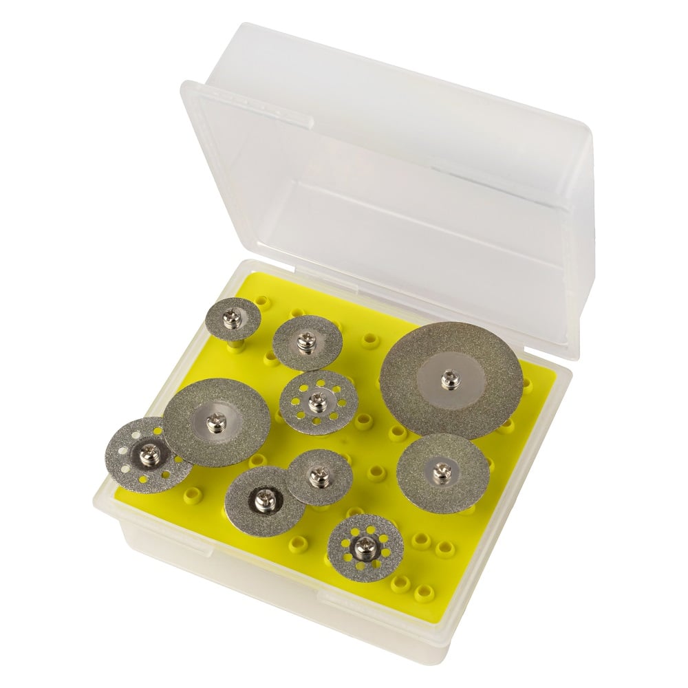 Изображение товара Набор дисков DLT для гравера 16-40 мм с алмазным напылением Изображение товара Набор дисков DLT для гравера 16-40 мм с алмазным напылением