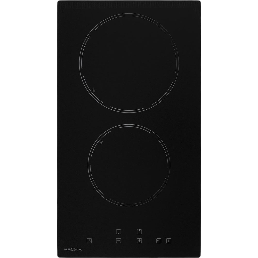 Изображение товара Варочная поверхность Krona EDEL 30 BL TK Непосредственный сенсор 2 конфорки черная