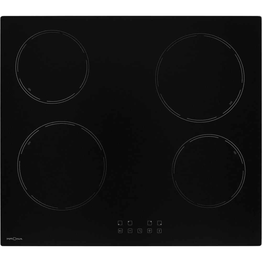 Изображение товара Варочная поверхность Krona EDEL 60 BL TK независимая стеклокерамика 4 конфорки Изображение товара Варочная поверхность Krona EDEL 60 BL TK независимая стеклокерамика 4 конфорки