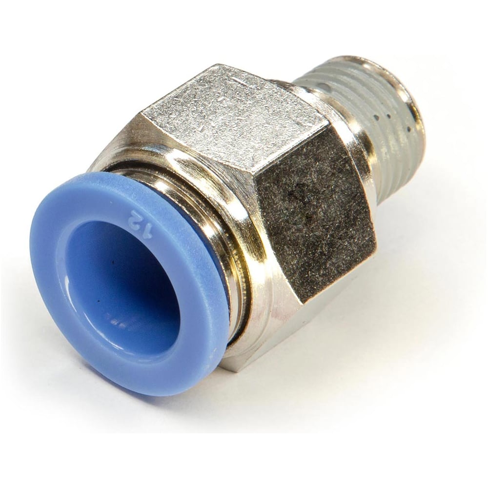 Изображение товара Пневмофитинг HIMPT PC 12-02 (R1/4) - цанговый прямой переходник 12 мм Изображение товара Пневмофитинг HIMPT PC 12-02 (R1/4) - цанговый прямой переходник 12 мм