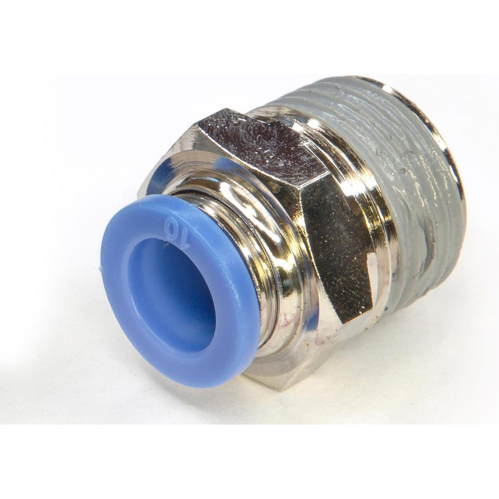 Изображение товара Пневмофитинг цанговый прямой HIMPT с наружной резьбой PC 10-04 (R1/2) 10 шт 00-00026403