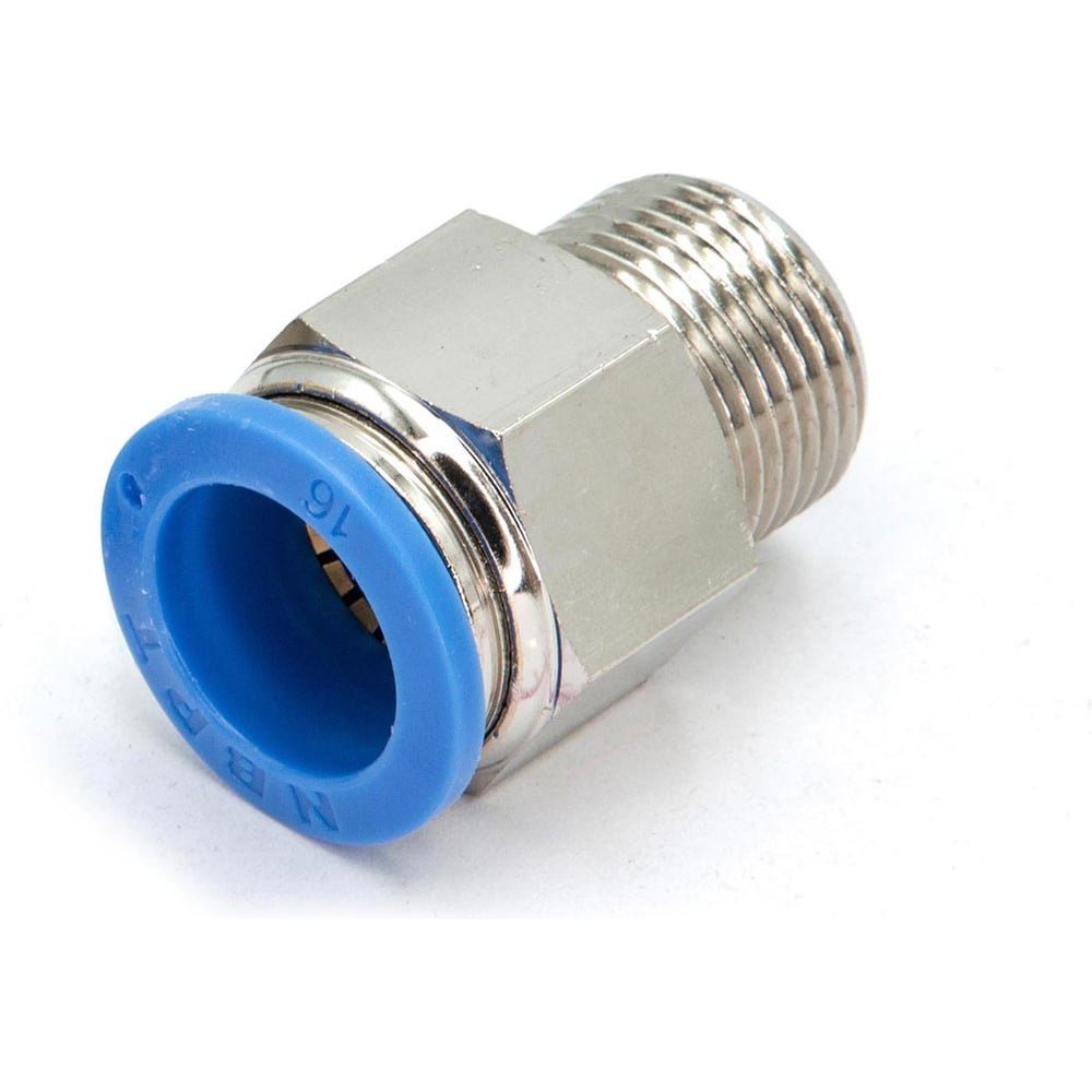 Изображение товара Пневмофитинг цанговый прямой HIMPT с наружной резьбой PC 16-М20х1.5 5 шт 00-00026444