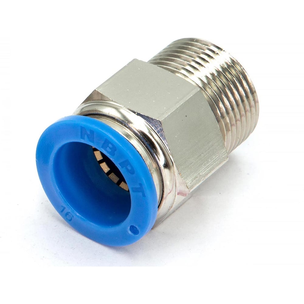 Изображение товара Пневмофитинг HIMPT PC 16-М22х1.5 прямой цанговый, 5 шт