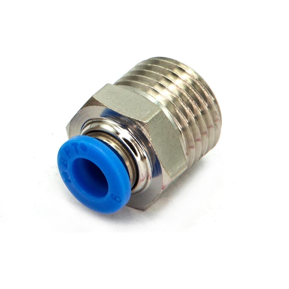 Изображение товара Пневмофитинг цанговый прямой HIMPT с наружной резьбой PC 6-М16х1.5 10 шт 00-00026416