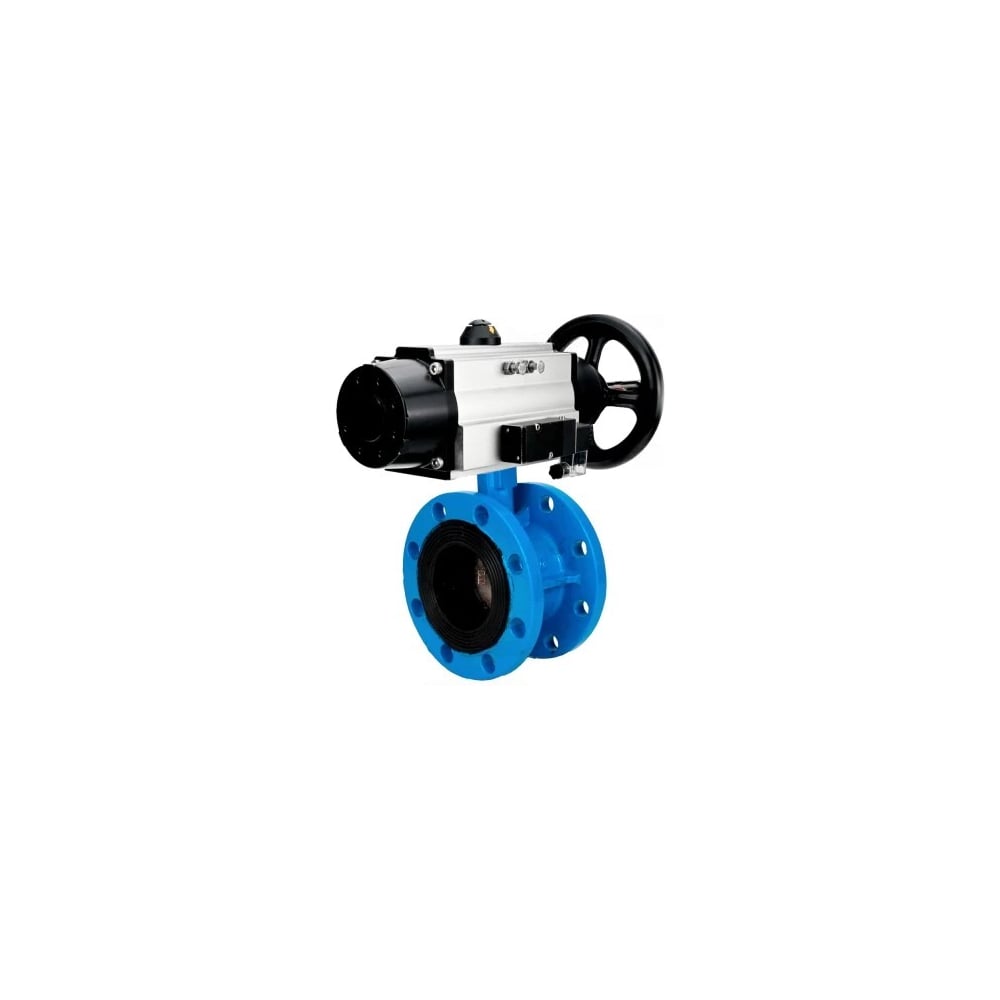 Затвор дисковый DN.ru GGG40-304-EPDM-2W-F-H Ду65 Ру16 фланц, 304, с пневмоприводом. DA-105-1, пневмораспределитель PND2-S1EM-52-1NC-J08-220VAC D050-92139