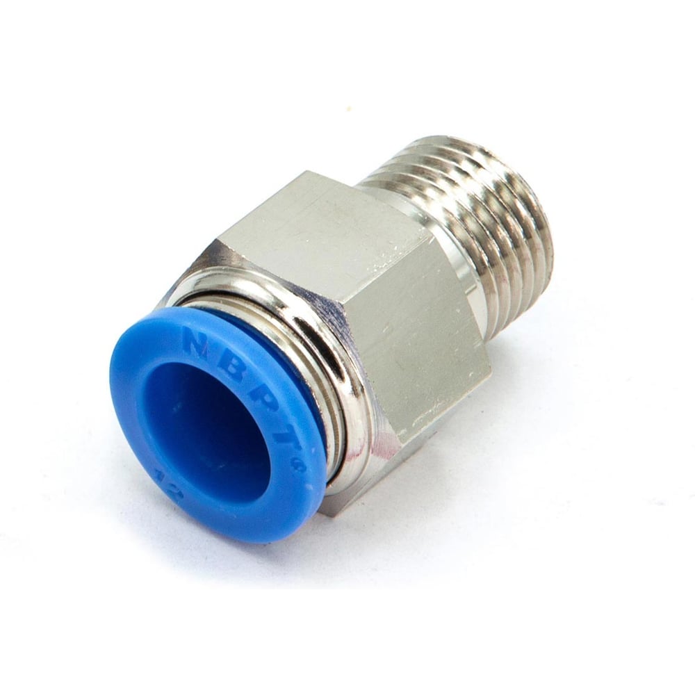 Изображение товара Пневмофитинг цанговый прямой HIMPT с наружной резьбой PC 12-М16х1.5 10 шт 00-00026440