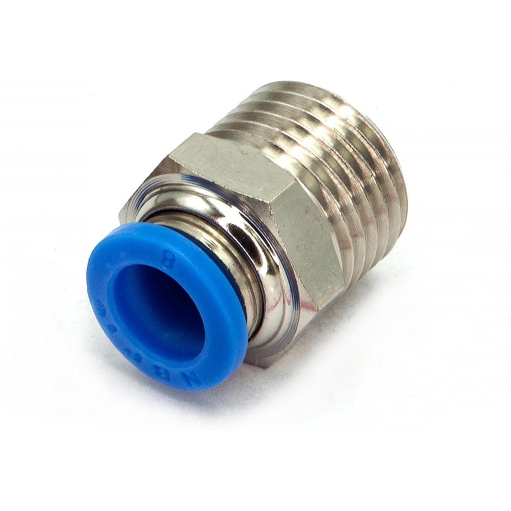 Изображение товара Пневмофитинг цанговый прямой HIMPT с наружной резьбой PC 8-М16х1.5 10 шт 00-00026426