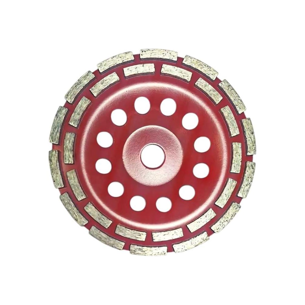 Изображение товара Чашка алмазная двухрядная шлифовальная REALTOOLS 180 мм RTL-DCR-180