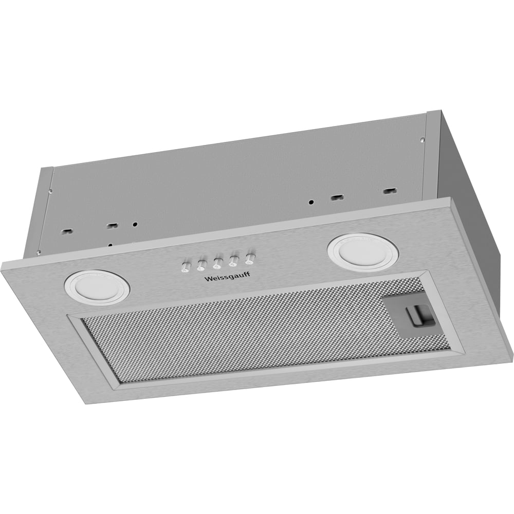 Изображение товара Встраиваемая вытяжка Weissgauff BOX 455 Inox с высокой производительностью и современным дизайном Изображение товара Встраиваемая вытяжка Weissgauff BOX 455 Inox с высокой производительностью и современным дизайном