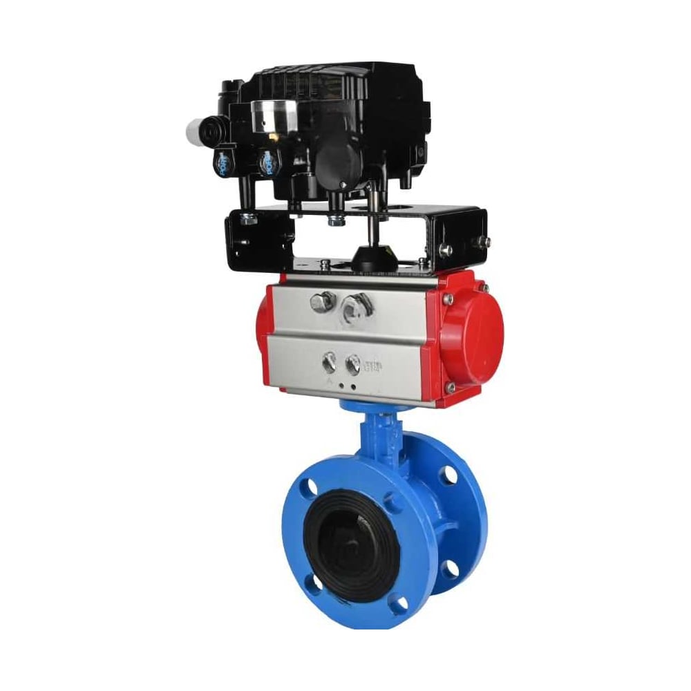 Затвор дисковый поворотный DN.ru GGG40-GGG40-EPDM-2W-H Ду100 Ру16 фланц. EPDM, пн.привод DA-105, позиц. EPRP1-NU-0-08, руч.дубл. HDM-1 D050-90857
