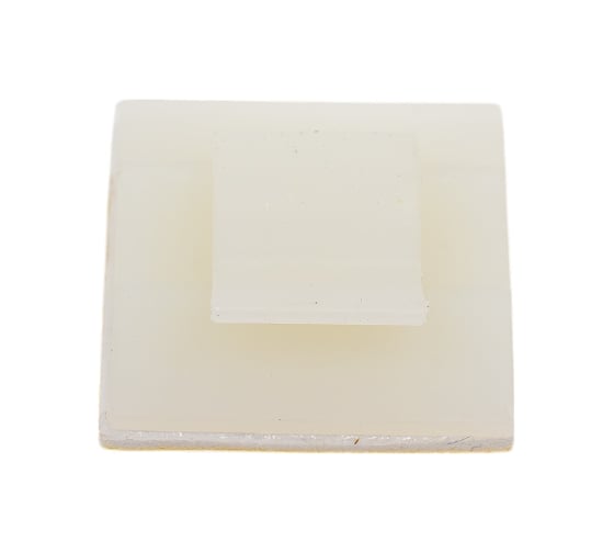 Изображение товара Самоклеящаяся клипса для круглого кабеля диаметром 5 мм DKC белая, 18,5x18,5 100 шт 25430