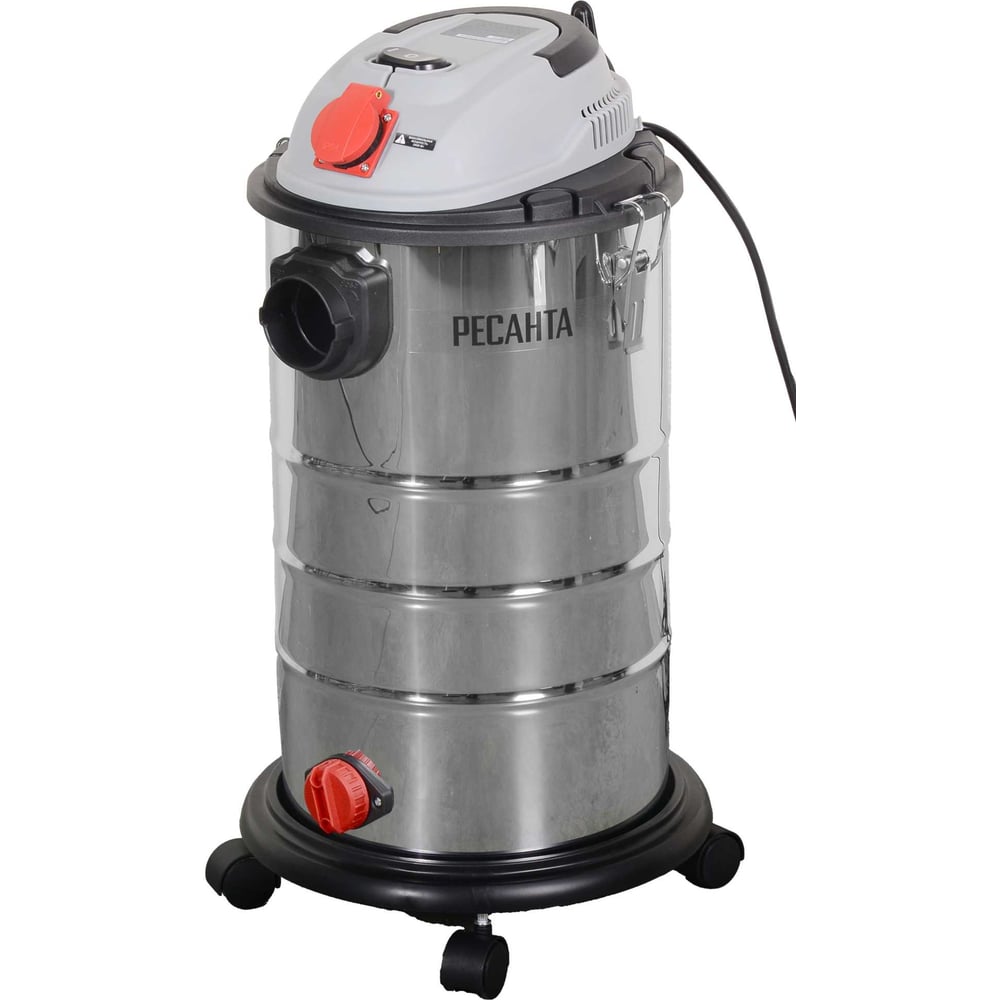 Изображение товара Строительный пылесос Ресанта ПС-1500/30 75/19/2 для сухой и влажной уборки