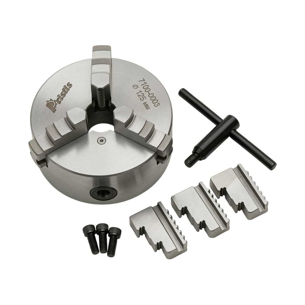 Изображение товара Патрон токарный Pristis 7100-0003 ГОСТ 2675-80 ф125 3-х кулачковый (k11-125) 3290018894341