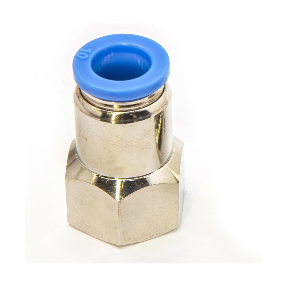 Изображение товара Пневмофитинг цанговый прямой с внутренней резьбой HIMPT PCF 10-03 (R3/8) 10 шт 00-00026475