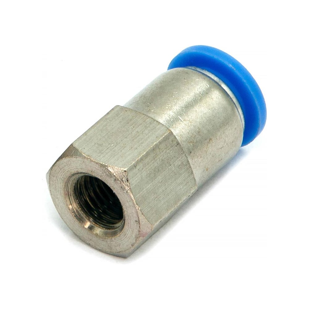 Изображение товара Пневмофитинг цанговый прямой с внутренней резьбой HIMPT PCF 8-М8х1 10 шт 00-00026466