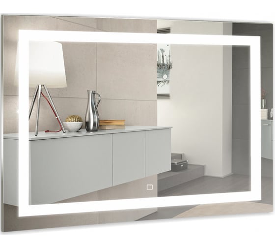 Изображение товара Зеркало MIXLINE "Ливия" 1000х800 сенсорный выключатель 548622