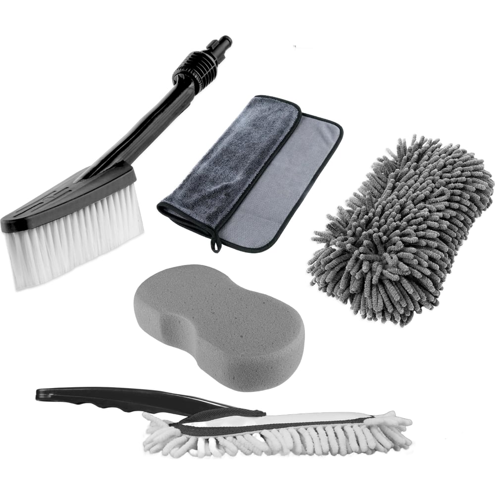 Изображение товара Набор INGCO для мойки автомобиля 5 шт AMGF0501 Изображение товара Набор INGCO для мойки автомобиля 5 шт AMGF0501