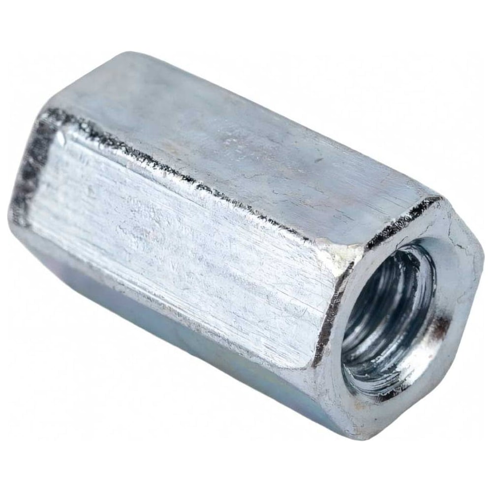 Изображение товара Гайка ARNO INDUSTRIES переходная М12 10 шт, DIN 6334 для соединения и наращивания резьбовых шпилек и стержней оцинкованная A27000120037098