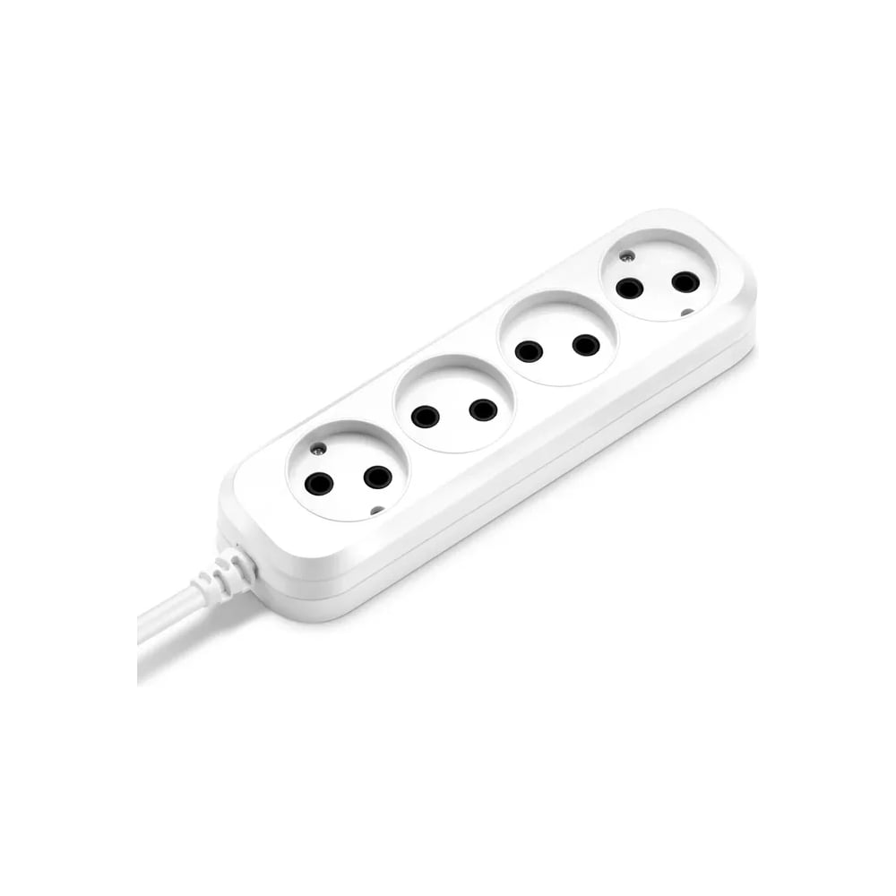 Сетевой удлинитель Buro BU-PSL4.3/W 3м, 4 розетки, белый, пакет ПЭ 475343