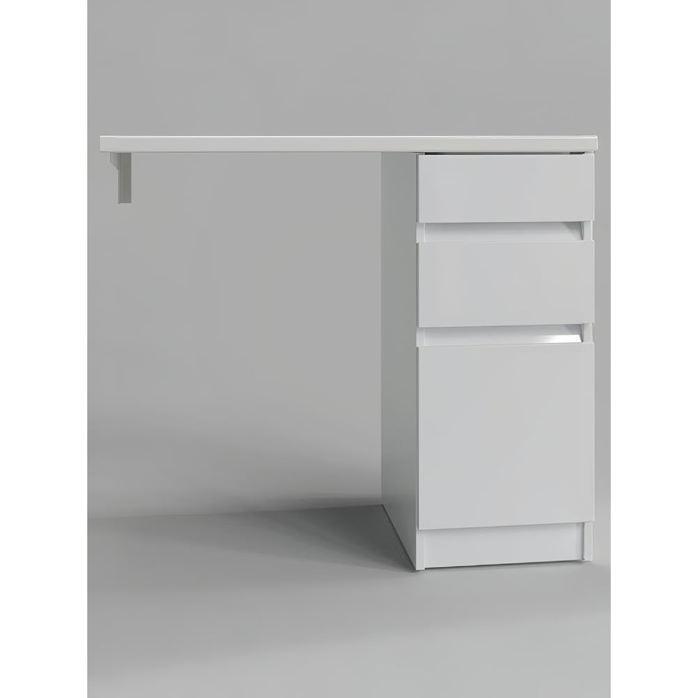 Изображение товара Тумба напольная с правой раковиной под стиральную машину Клин Agger 100 см, белый, CLE1000ANWH-SR