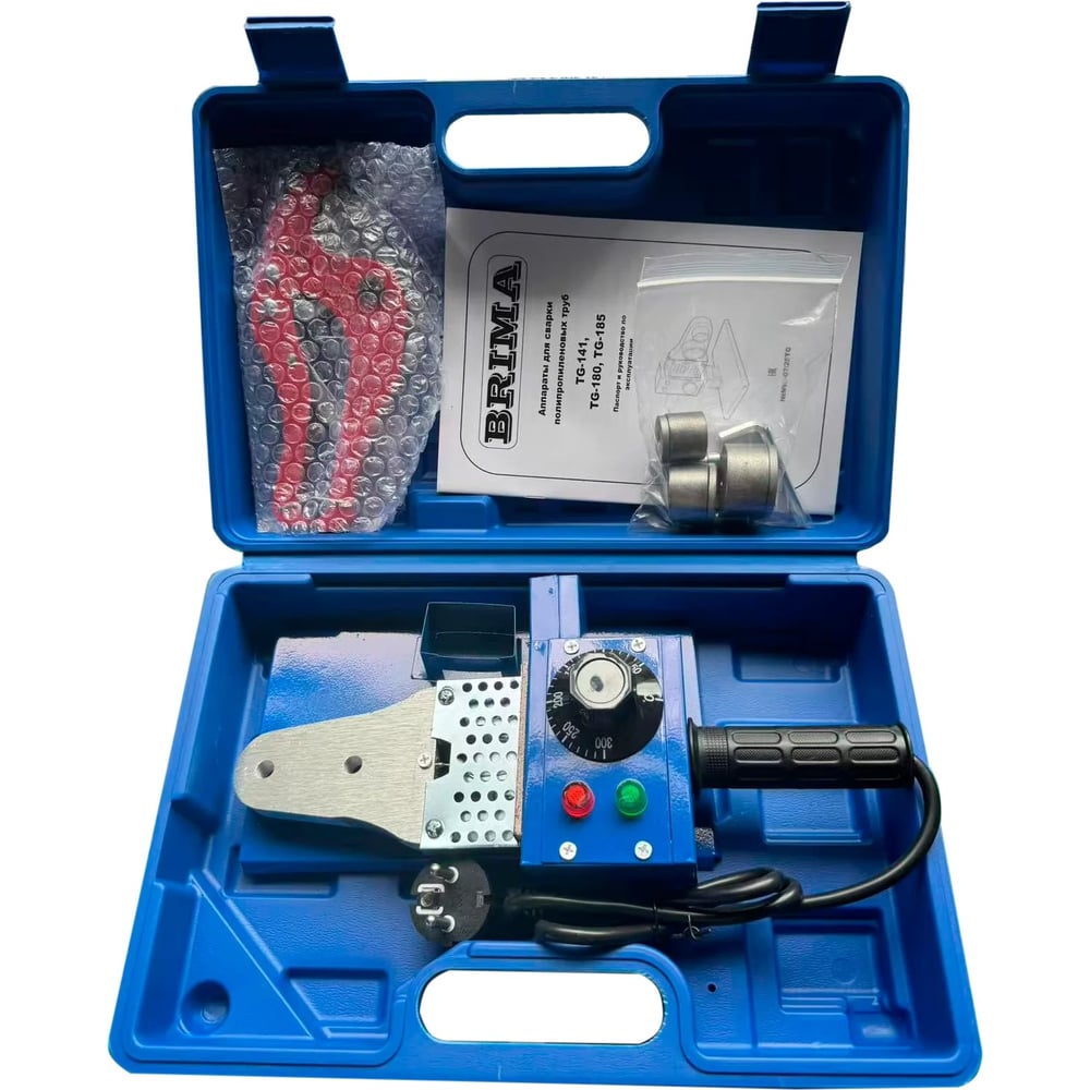 Изображение товара Аппарат для сварки полипропиленовых труб Brima TG-185, НП000001775