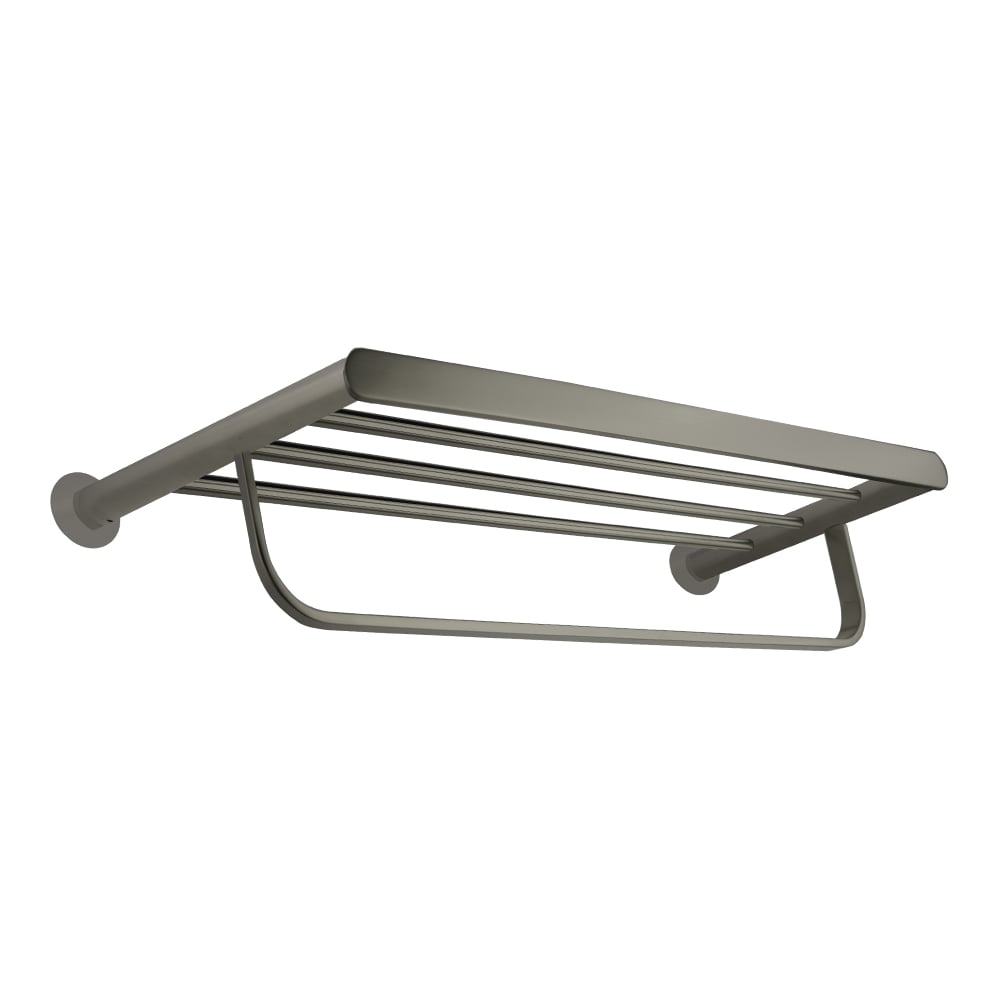 Изображение товара Полка для полотенец XL для ванной комнаты Ramon Soler графитовая TOAL03GR Изображение товара Полка для полотенец XL для ванной комнаты Ramon Soler графитовая TOAL03GR