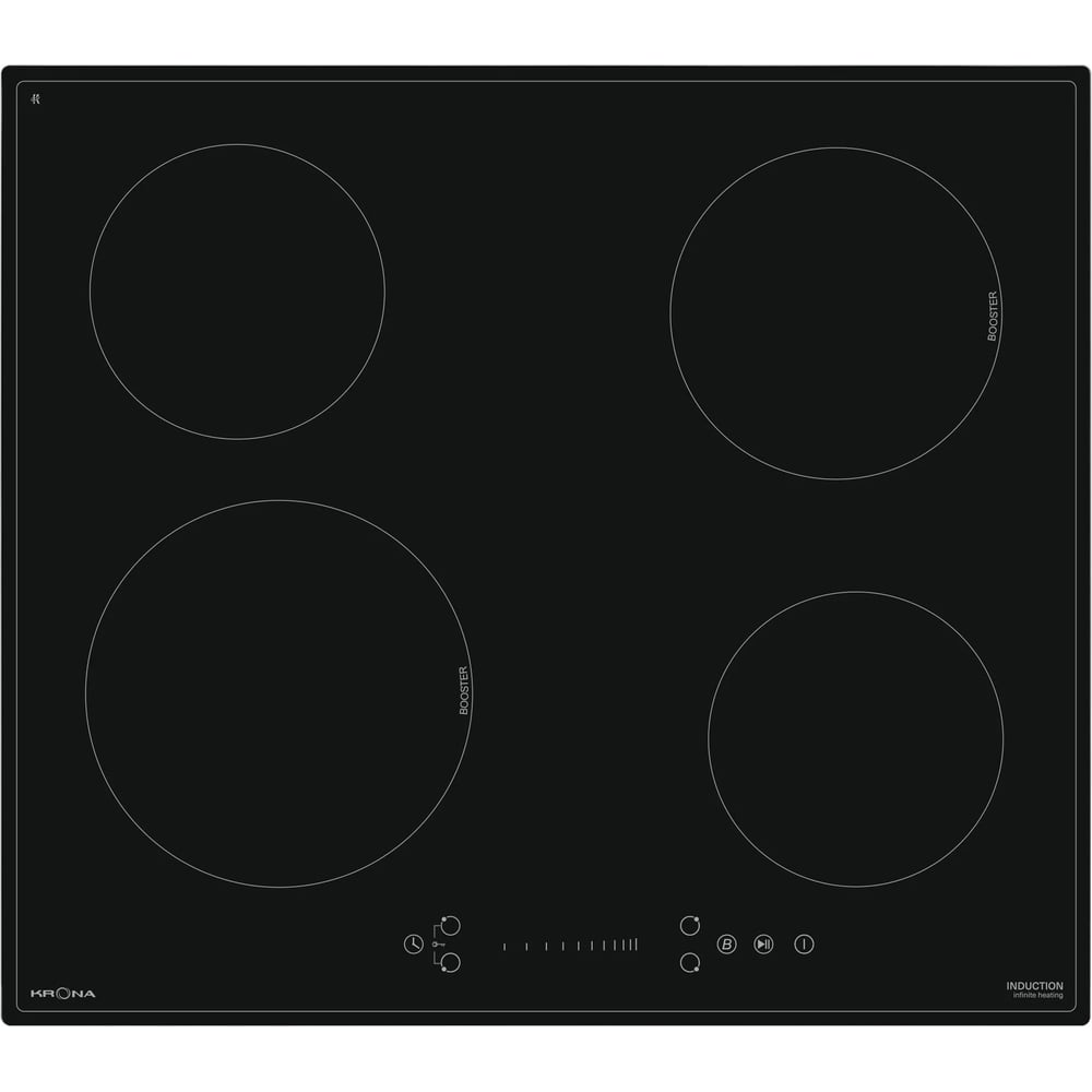 Изображение товара Индукционная варочная поверхность Krona FORTE 60 BL — 4 конфорки, сенсорное управление, стеклокерам Изображение товара Индукционная варочная поверхность Krona FORTE 60 BL — 4 конфорки, сенсорное управление, стеклокерам