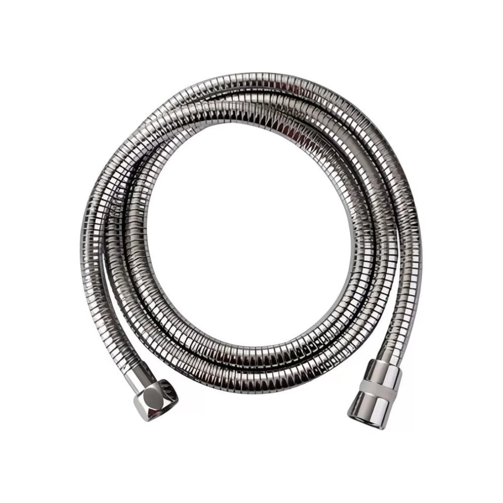 Изображение товара Шланг для душа ViEiR 1/2x1/2 200 см металлический хром 360 с внутренней резьбой VR34200 (V)