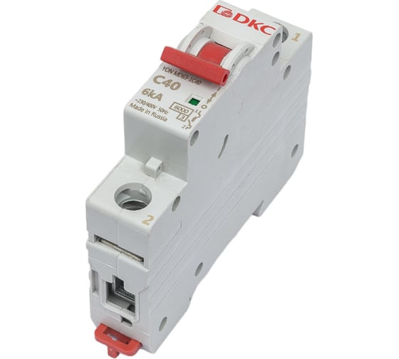 Изображение товара Автоматический модульный выключатель DKC YON MD63 1P 40А C 6kA MD63-1C40-6