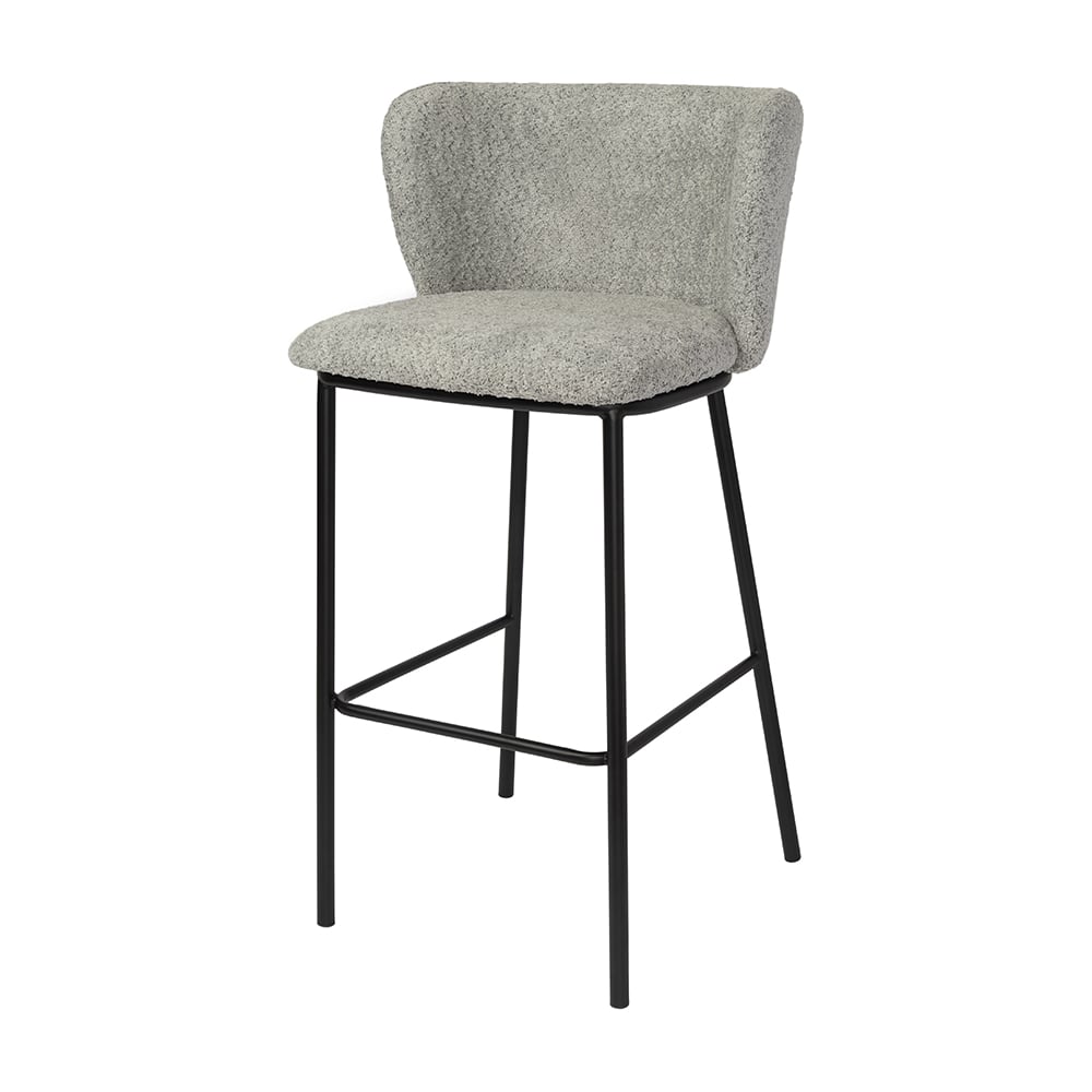 Изображение товара Стул барный Bergenson Bjorn Foggy букле серый BB0001050