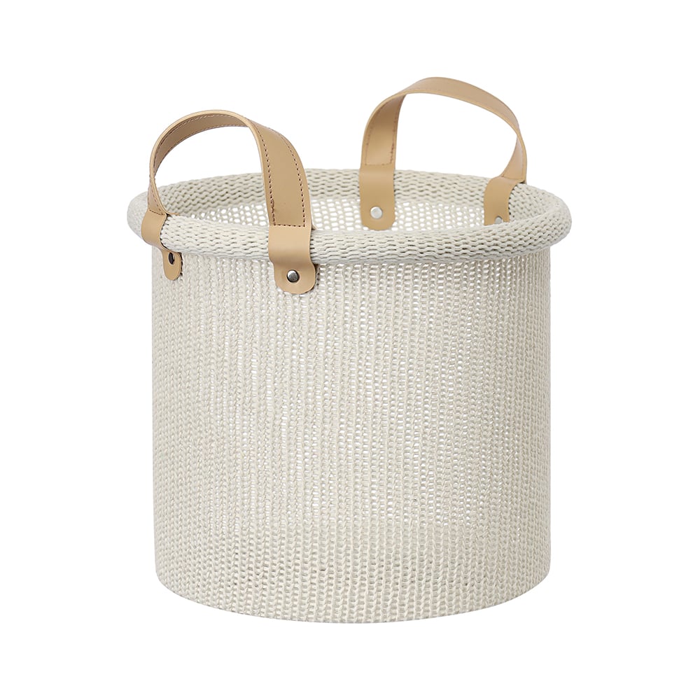 Изображение товара Корзина для хранения Bergenson Bjorn Sustainable collection d27х25 см молочная BB0000912