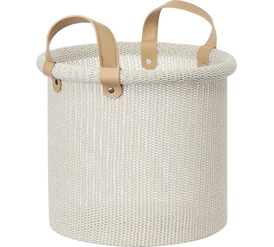 Изображение товара Корзина для хранения Bergenson Bjorn Sustainable collection d27х25 см молочная BB0000912