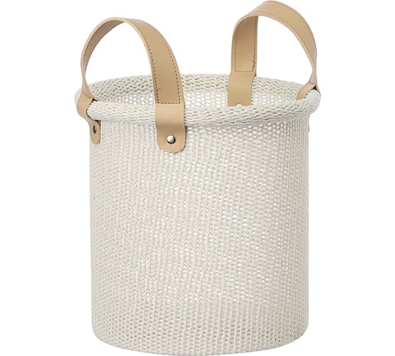 Изображение товара Корзина для хранения Bergenson Bjorn Sustainable collection d22х23 см молочная BB0000913