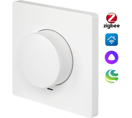 Изображение товара Диммер выключатель HOMMYN круглый zigbee DSWZBN01W НС-1714317