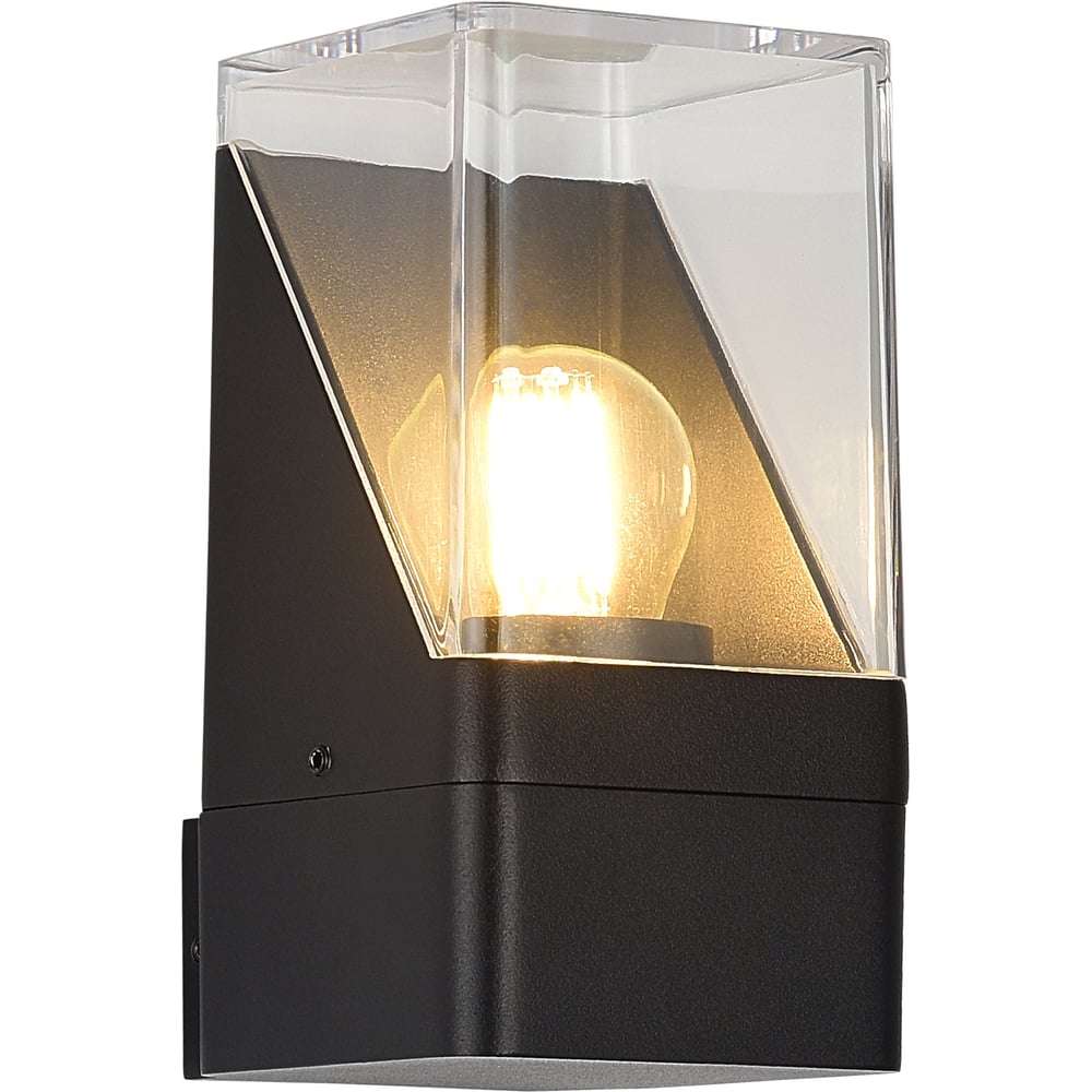 Изображение товара Светильник уличный настенный ST LUCE черный/черный E27 1*15W SL9016.401.01 Изображение товара Светильник уличный настенный ST LUCE черный/черный E27 1*15W SL9016.401.01