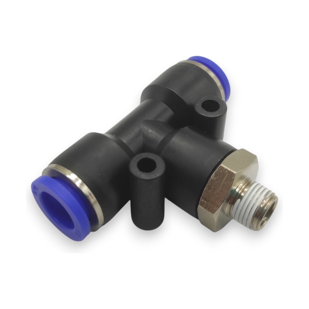 Изображение товара Фитинг-тройник Контактная Механика 1/8, трубка 10мм KZPB10-01P