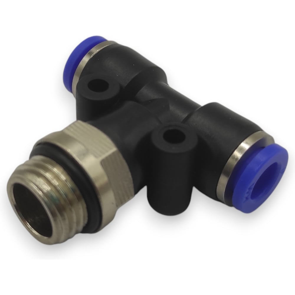 Изображение товара Фитинг-тройник Контактная Механика G1/4, трубка 6мм KZPB06-02G Изображение товара Фитинг-тройник Контактная Механика G1/4, трубка 6мм KZPB06-02G